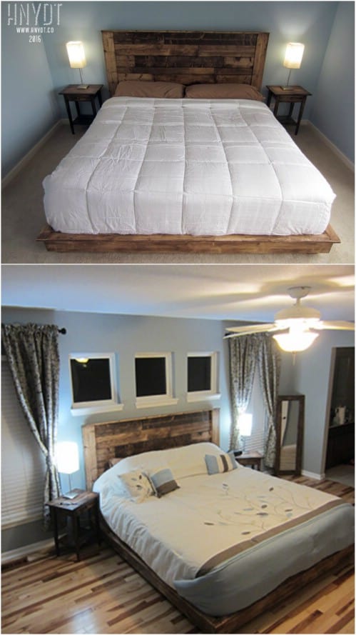 wooden bed frames for sale