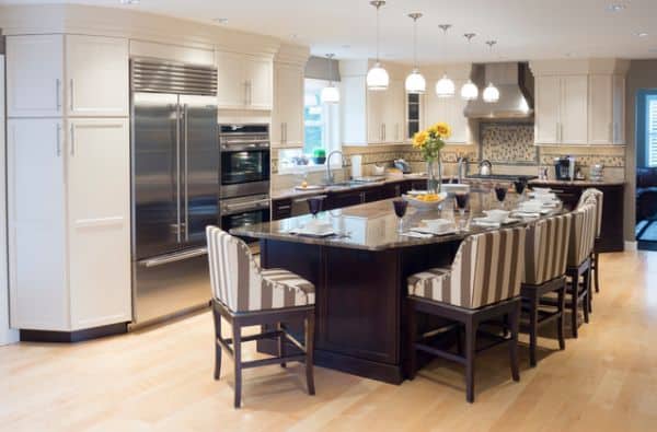 27 Captivating Ideas For Kitchen Island, Kitchen Island Table With Seating For 6